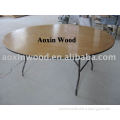 Plywood round folding Table